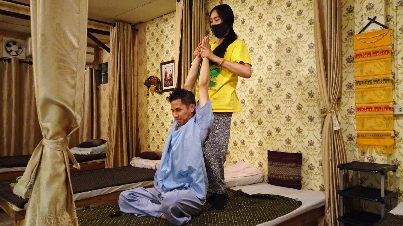 Excellent FULL BODY THAI MASSAGE for Back Pain Relief