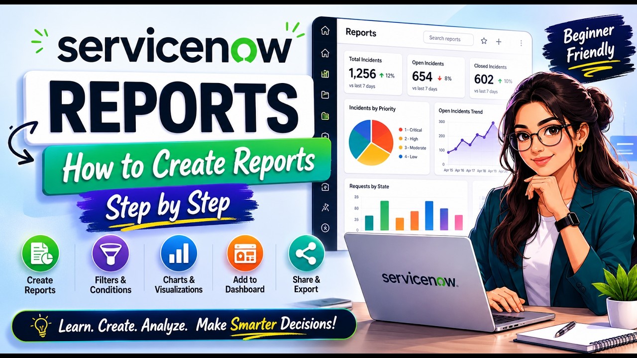 Изучаем отчеты и дашборды ServiceNow | Пошаговое руководство по визуализации данных 2026