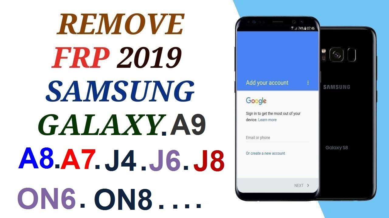 Byapass Google Account FRP galaxy A9 A8 A6 J4 J6 J8 on6 On8 latest security