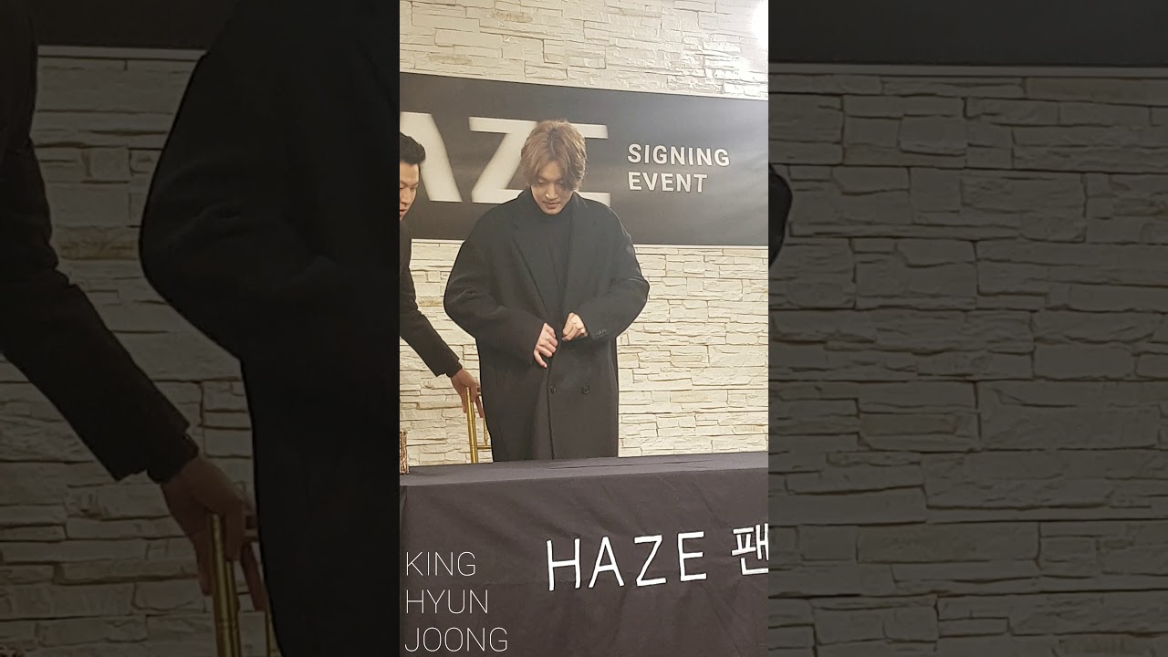 2017.12.10. 김현중 KIM HYUN JOONG 'HAZE' Fan Signing Event in Daegu