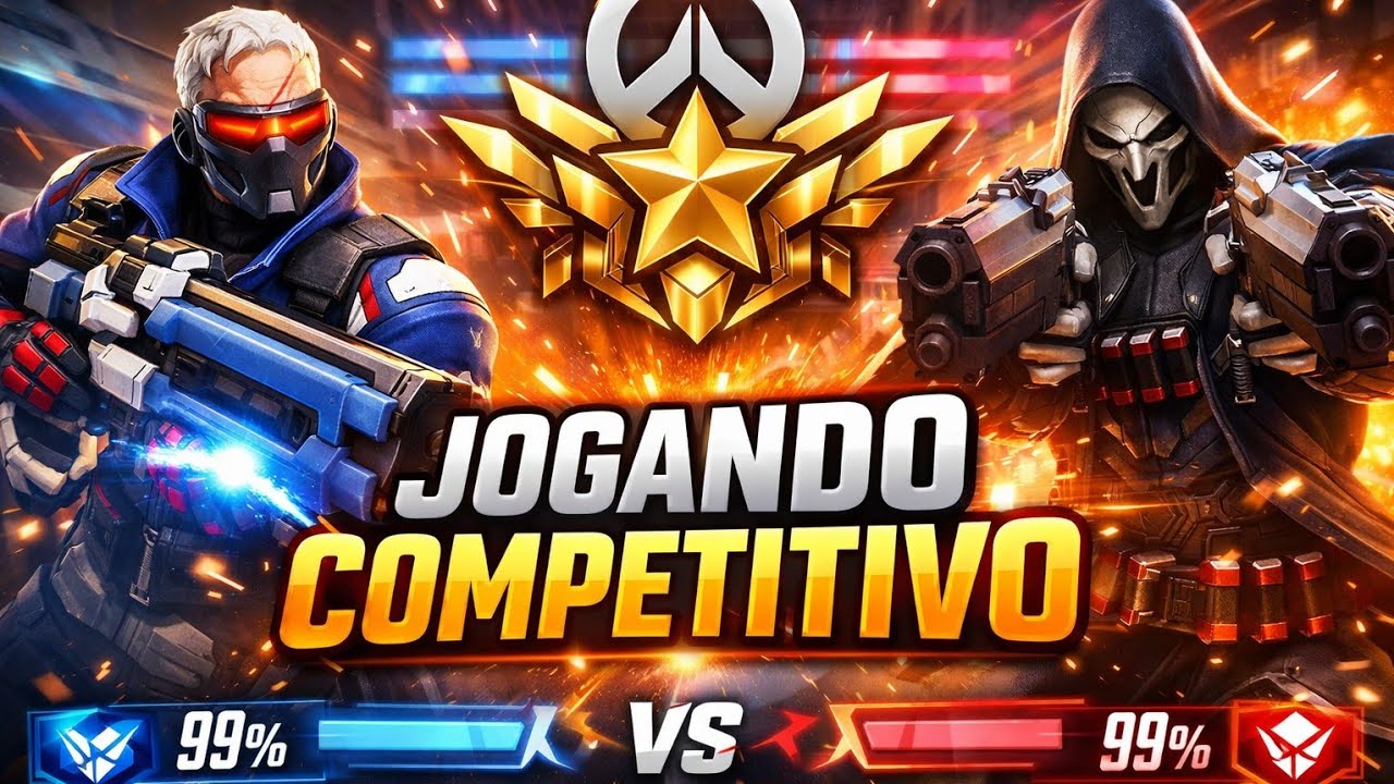 JOGANDO DE CONTROLE NO PC - OVERWATCH