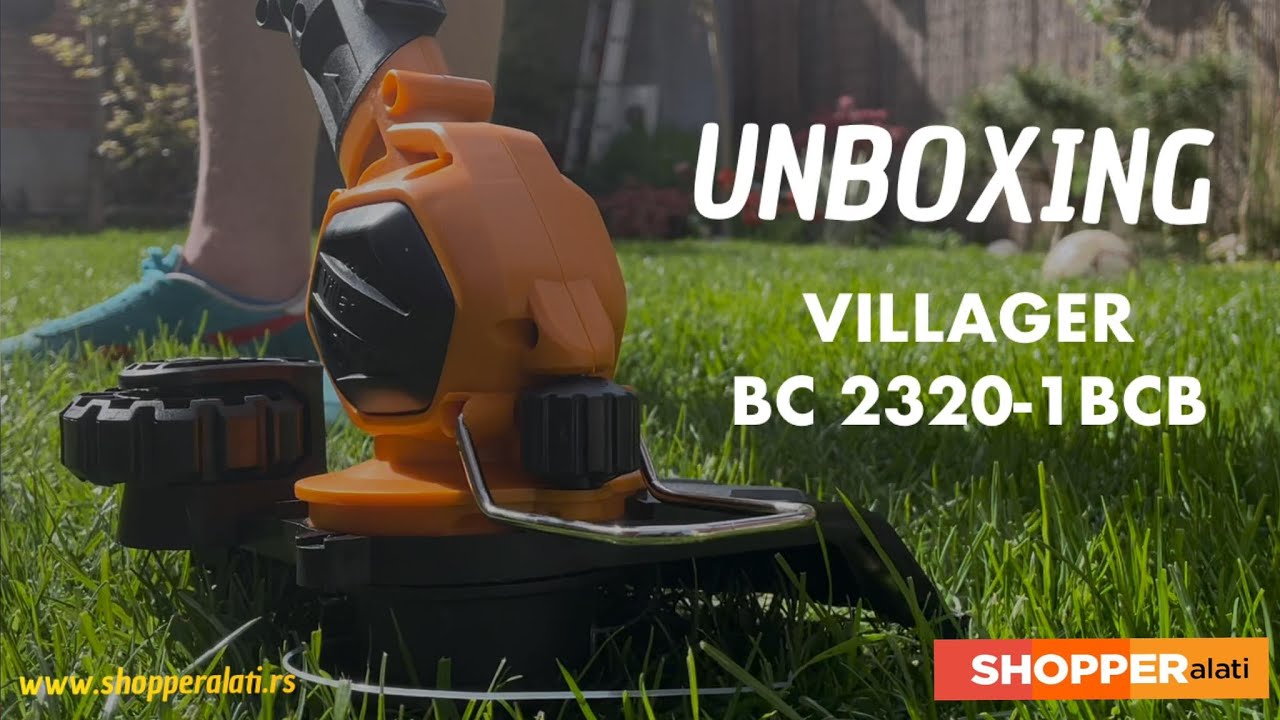 Villager BC 2320 - 1BCB akumulatorski trimer - UNBOXING