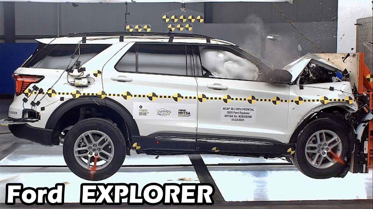 Ford EXPLORER 2025 frontal crash test