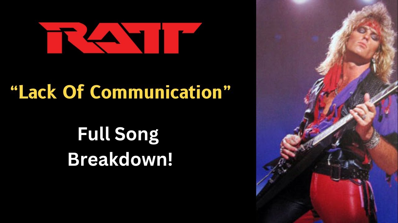Ratt Lack Of Communication Full Song Lesson