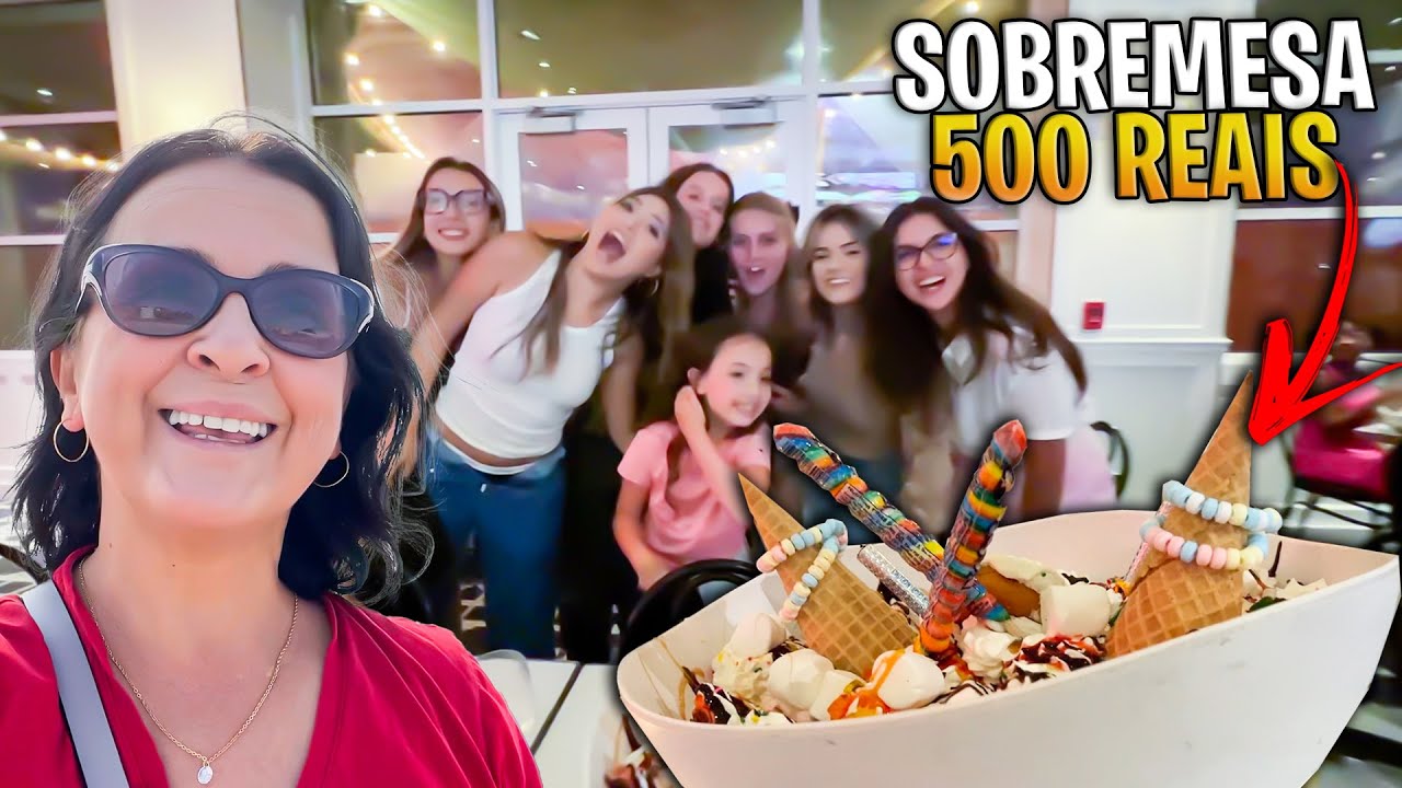 INACREDITÁVEL ESSA SOBREMESA CUSTOU 500 REAIS 😱