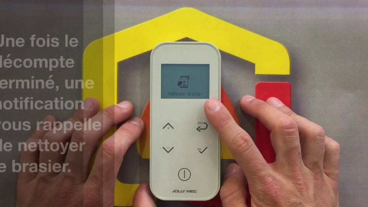Utilisation de la radiocommande Touch produits pellet air