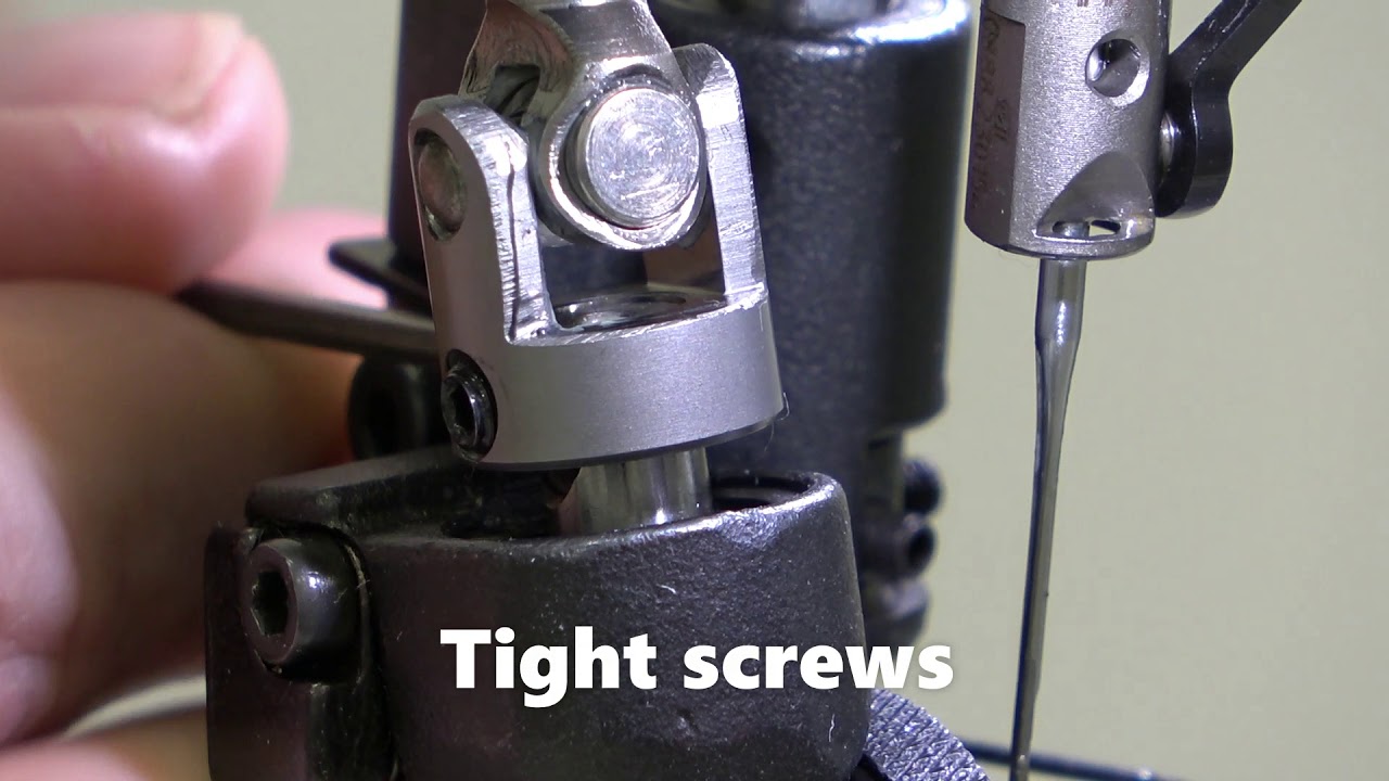 Setting of presser foot drives