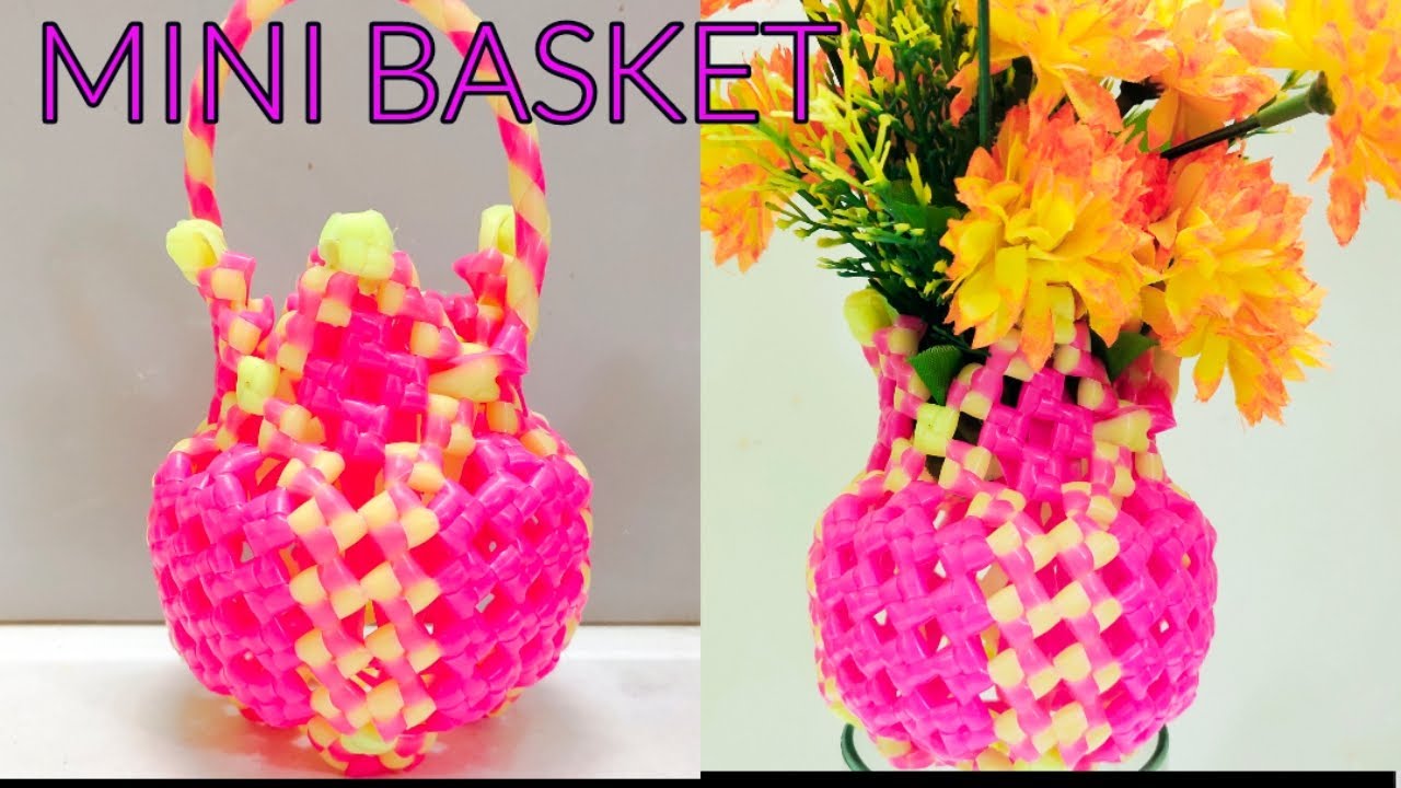 Mini Pooja Basket OR Mini Flowervase Making Two In One Video