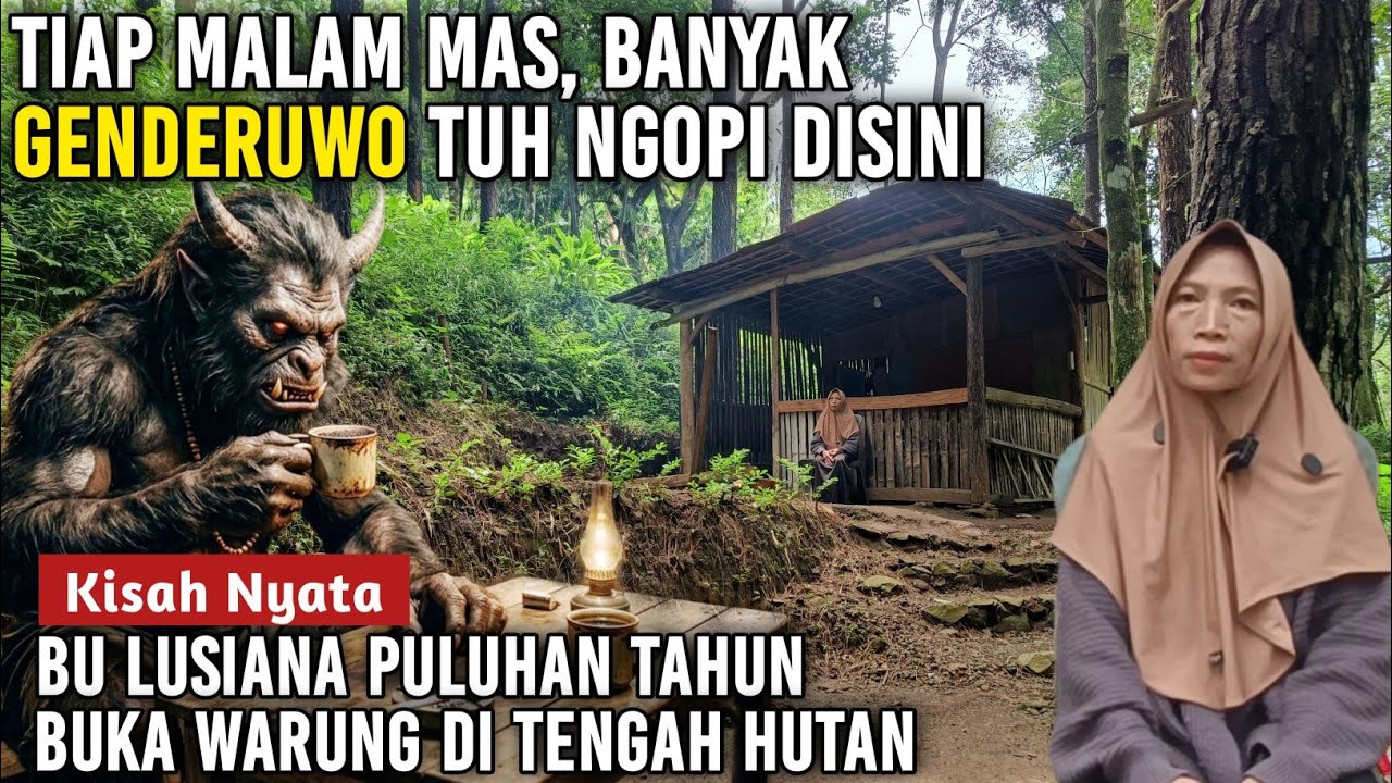 Kuasa Tuhan !! Kisah nyata Bu Lusiana puluhan tahun Buka warung di tengah hutan 