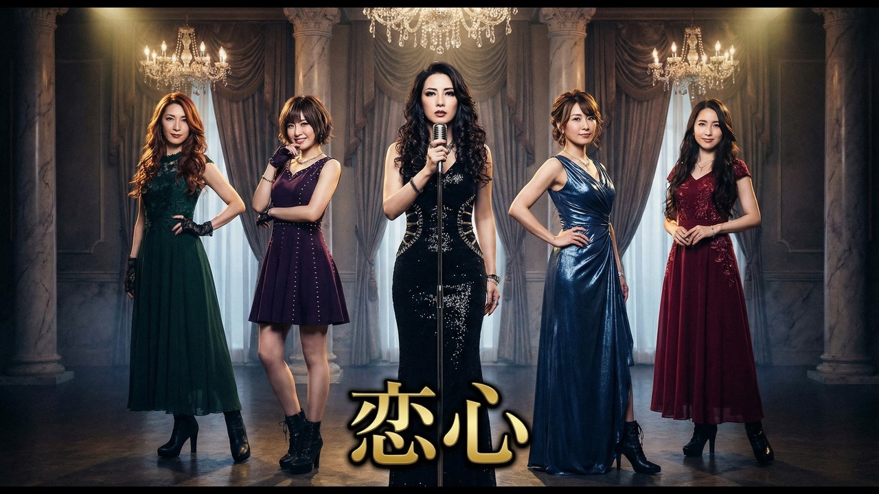 【AIカバー】B'zの「恋心」を女性メタルバンドがカバー