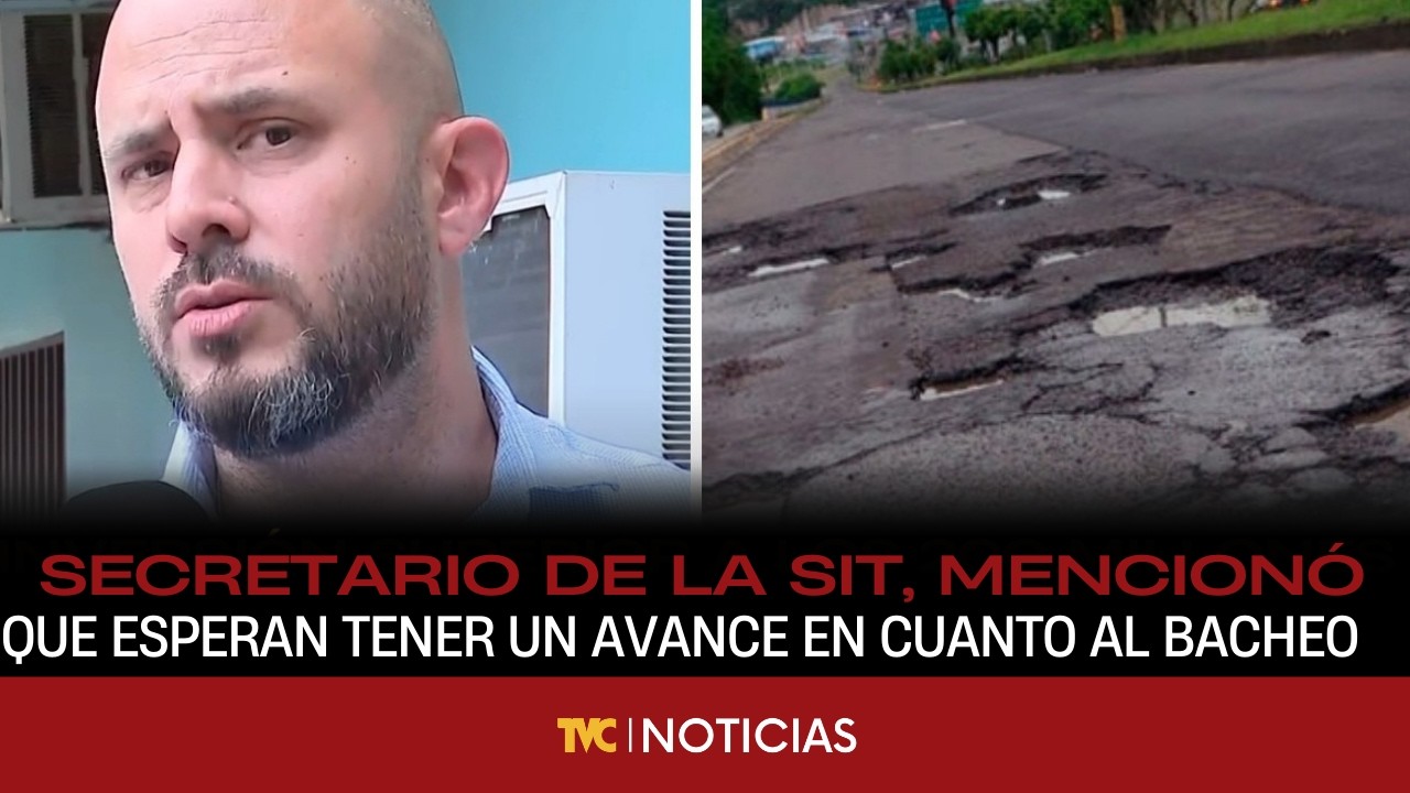 Secretario de la SIT, mencionó que esperan tener un avance en cuanto al bacheo para Semana Santa.