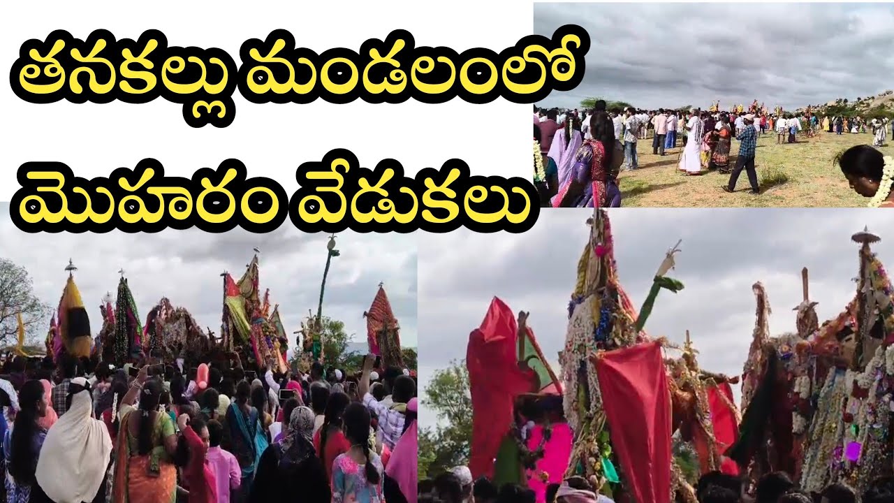 తనకల్లు మండల వ్యాప్తంగా ఘనంగా మొహరం వేడుకలు