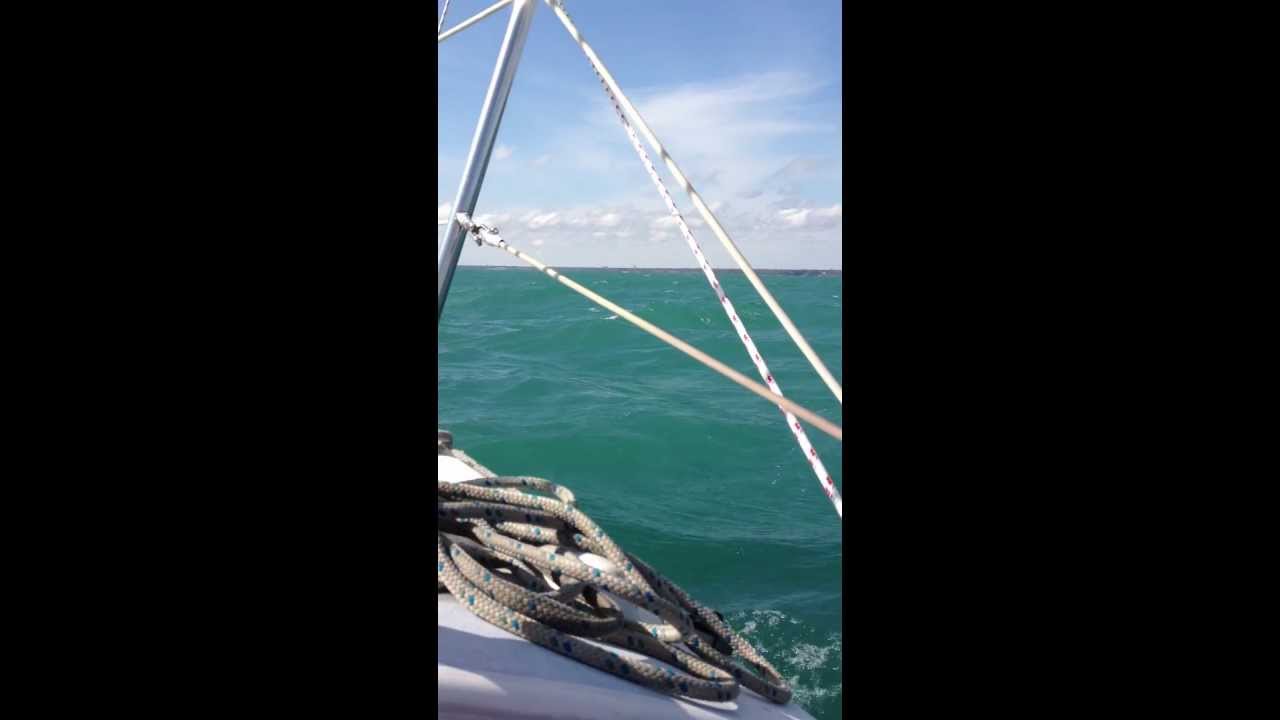 Sailing Across Lake Michigan