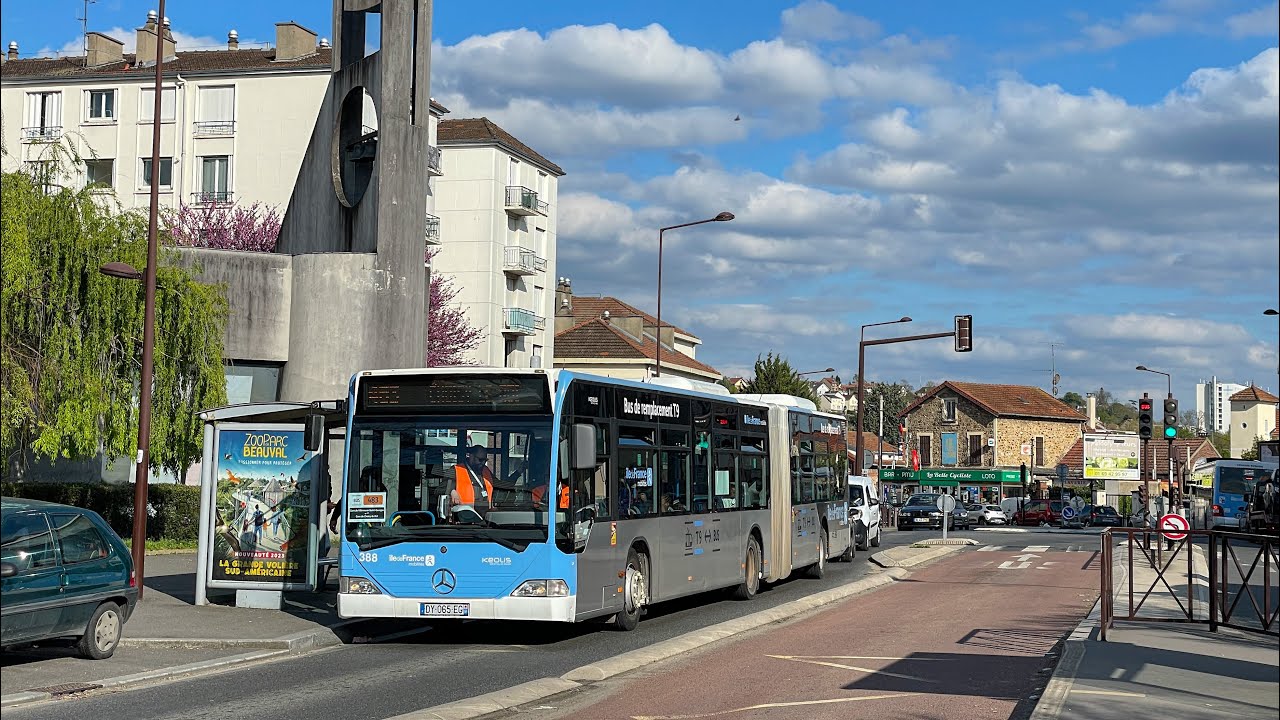 A Bord du Mercedes Benz Citaro G Euro 3 n°388 Keolis Ouest Val de Marne sur la ligne 483