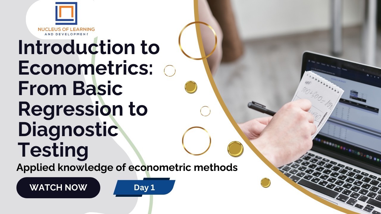 Introduction to Econometrics|S1|From Basic Regression to Diagnostic Testing