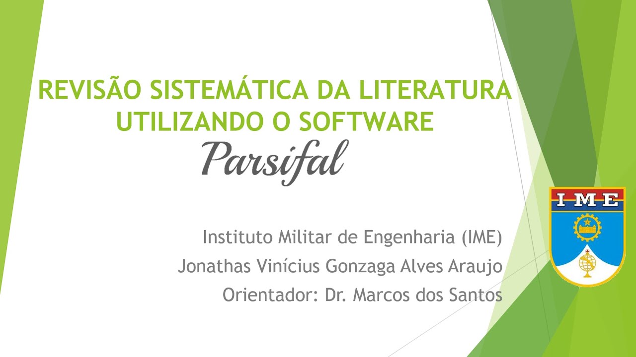 Software PARSIFAL: como ferramenta para a Revisão Sistemática da Literatura