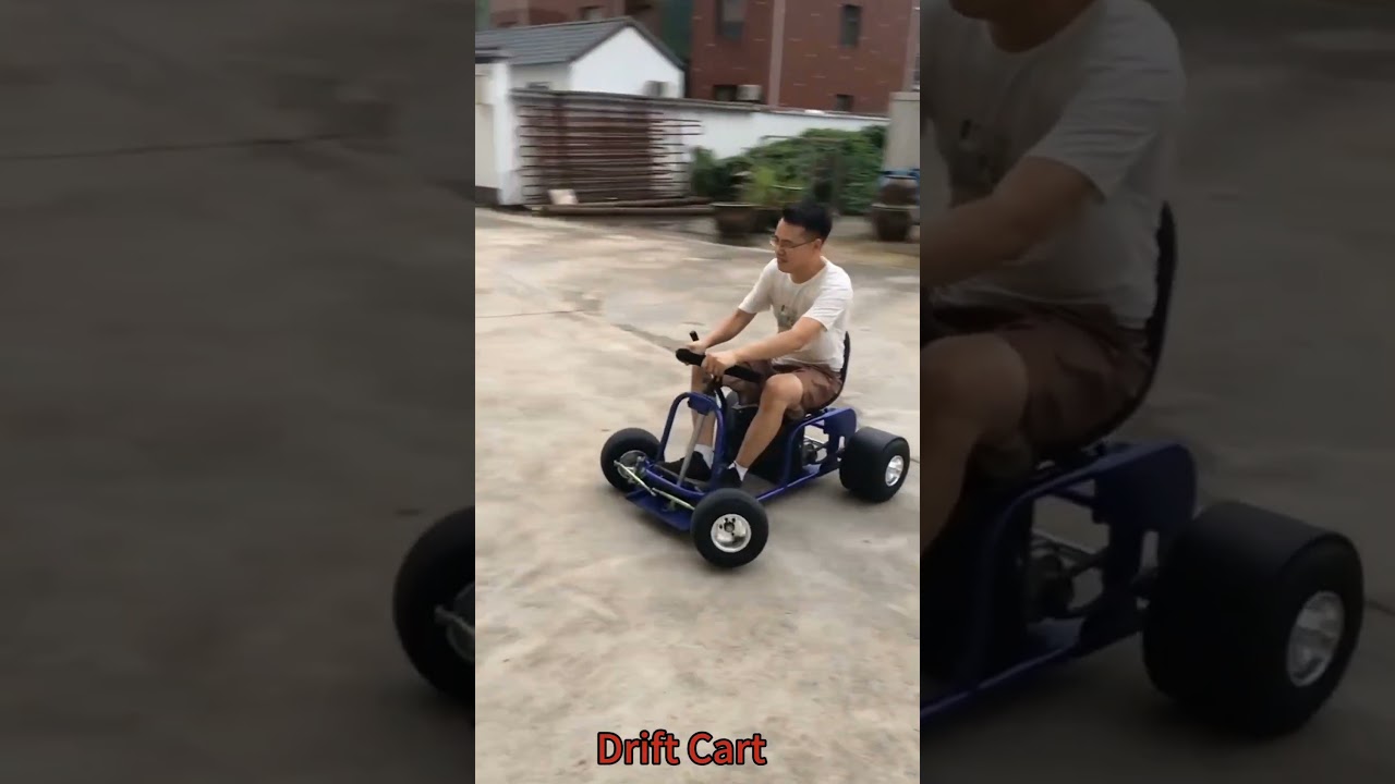 gas adult 3 wheel drift trike car cart frame 48v 36v 350w 650w crazy kart xl electric go karts pric