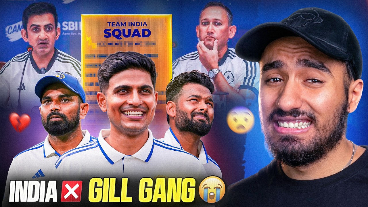 Shubman Gill Captaincy = GT Lobby? 😭 Pant AXED 🤯 Jadeja-Shami Gone 💀 | India Squad 2026