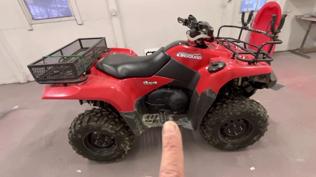 2018 Suzuki King Quad 500 review!!