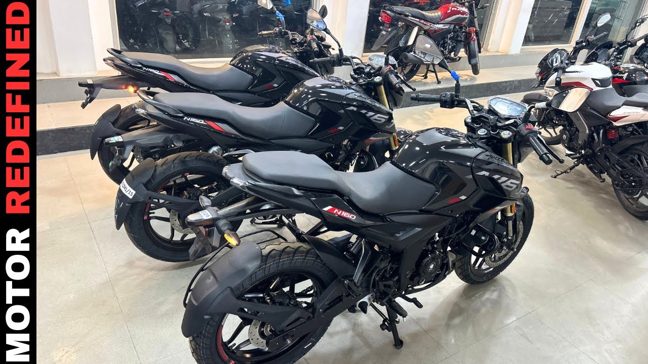 Finally 2025 Bajaj Pulsar N160 All Variants Comparison | USD Vs Single Seat USD Vs Dual Disc Model.