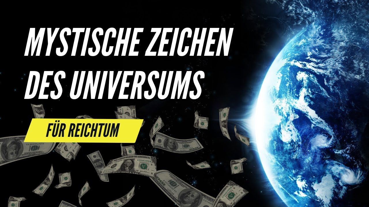 10 mystische Zeichen, dass das Universum dir bald Reichtum schenkt