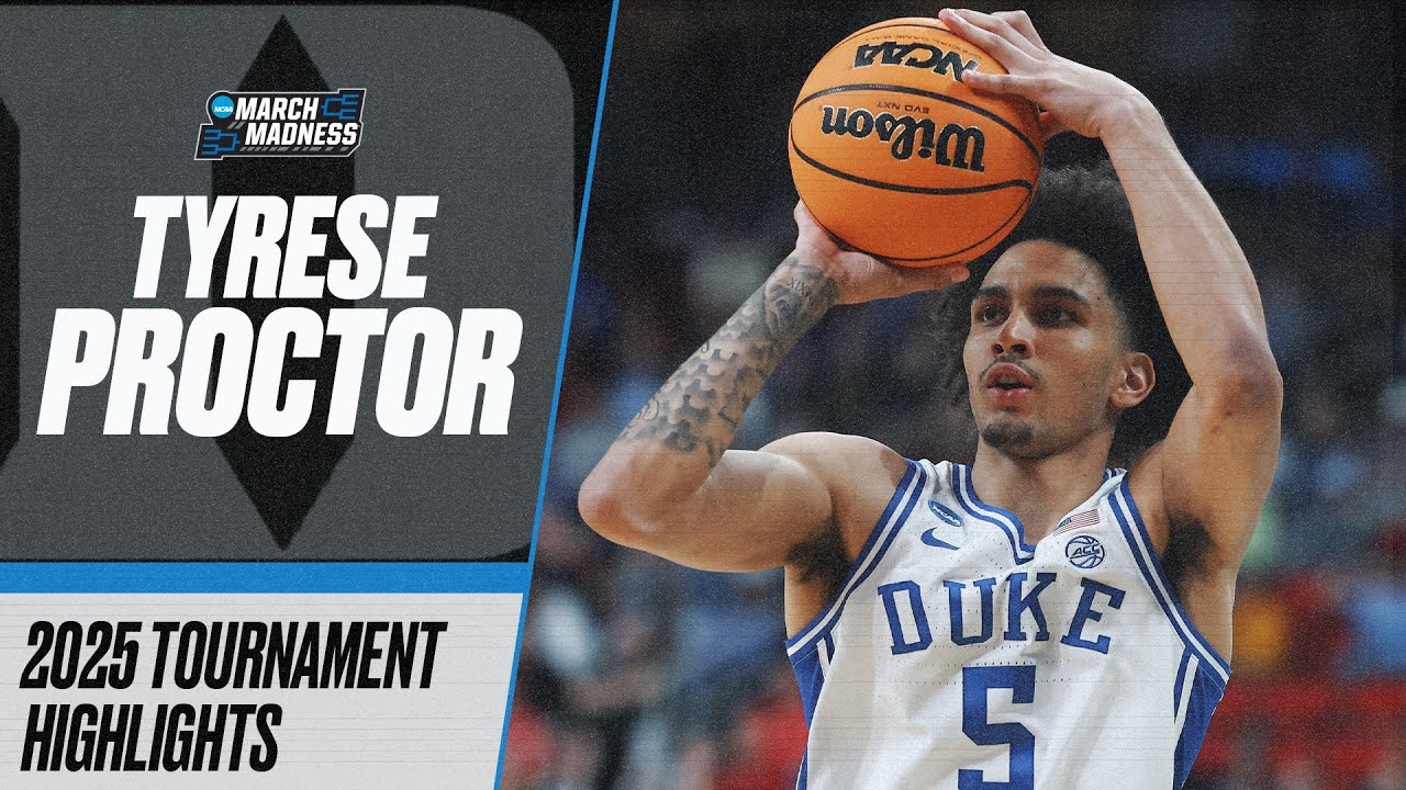 Tyrese Proctor 2025 NCAA tournament highlights