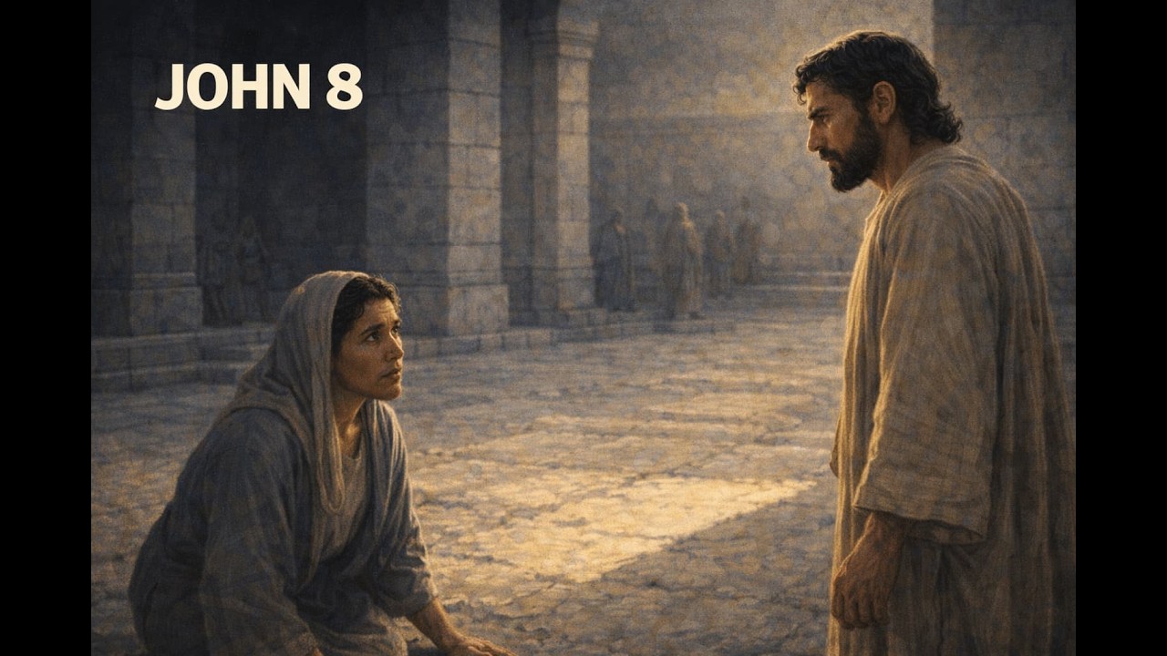 John 8 (Read Aloud) | I Am the Light of the World | Bible Listening (WEB)