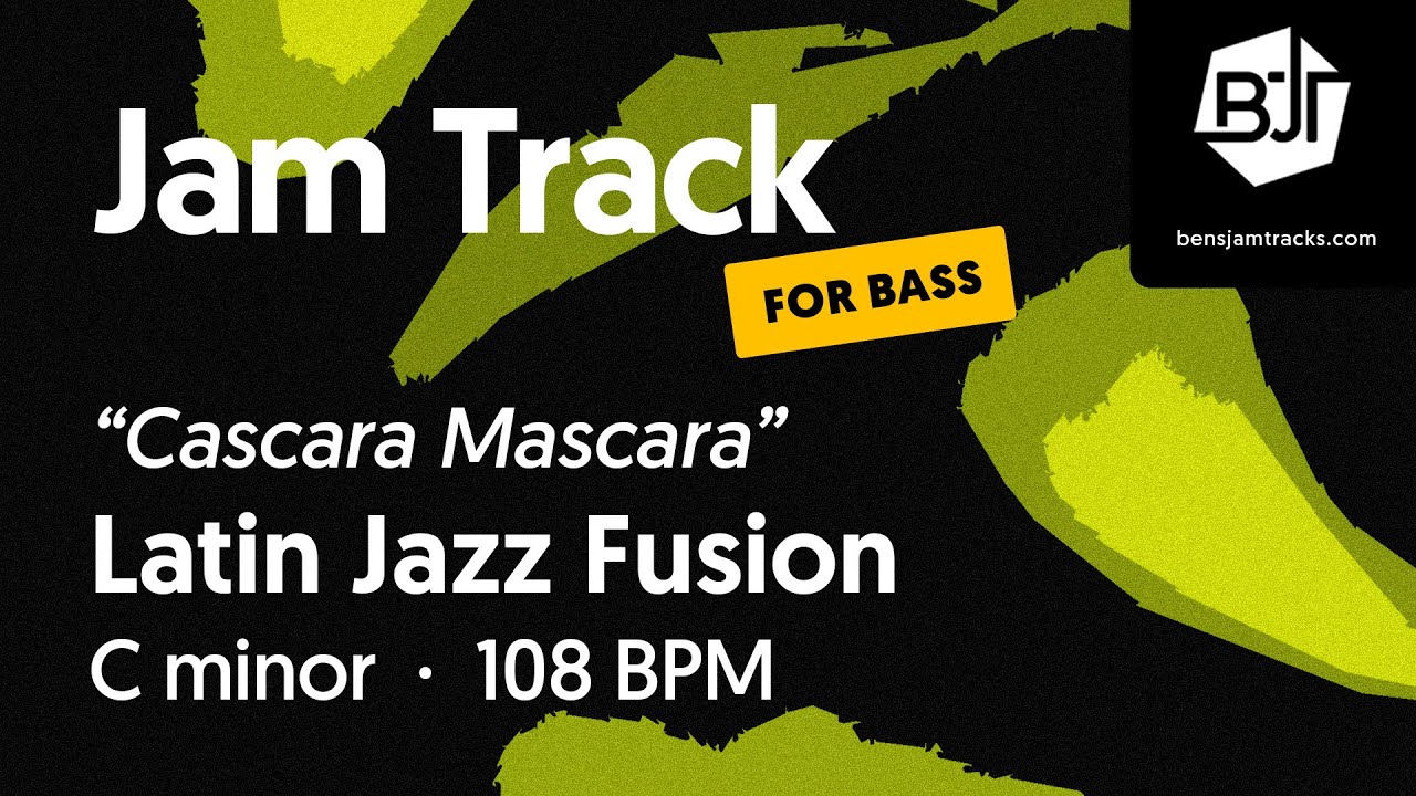 Latin Jazz Fusion Jam Track in C minor (for bass) 