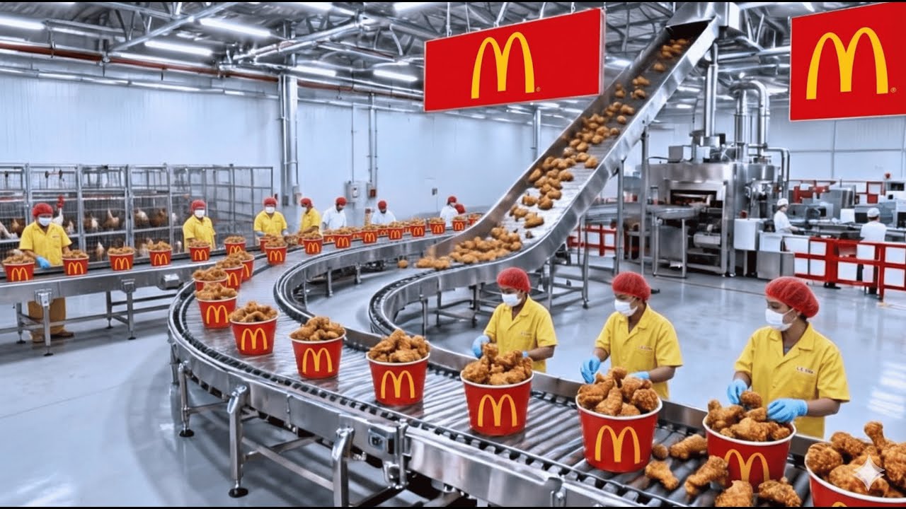 What REALLY Happens in a McDonald's Chicken Factory Every Minute