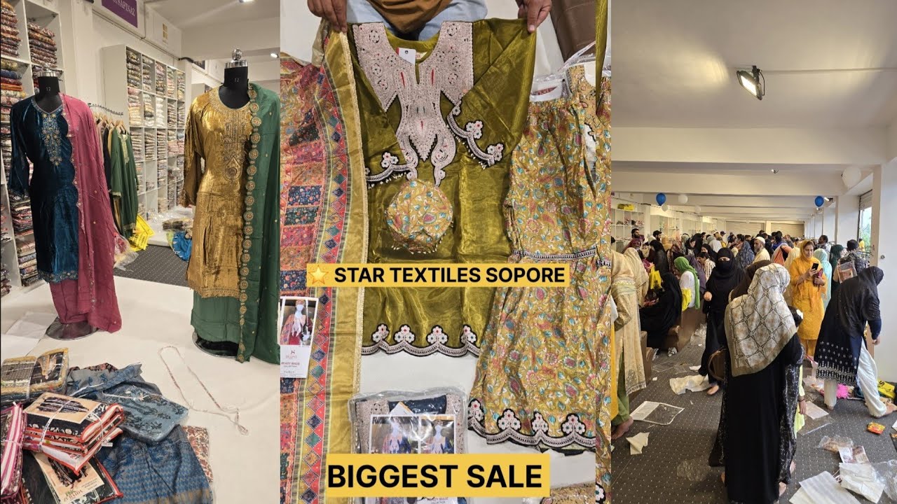 #BIGGEST_WARDAN_SALE @ 🌟 TEXTILES SOPORE FRESH STOCK