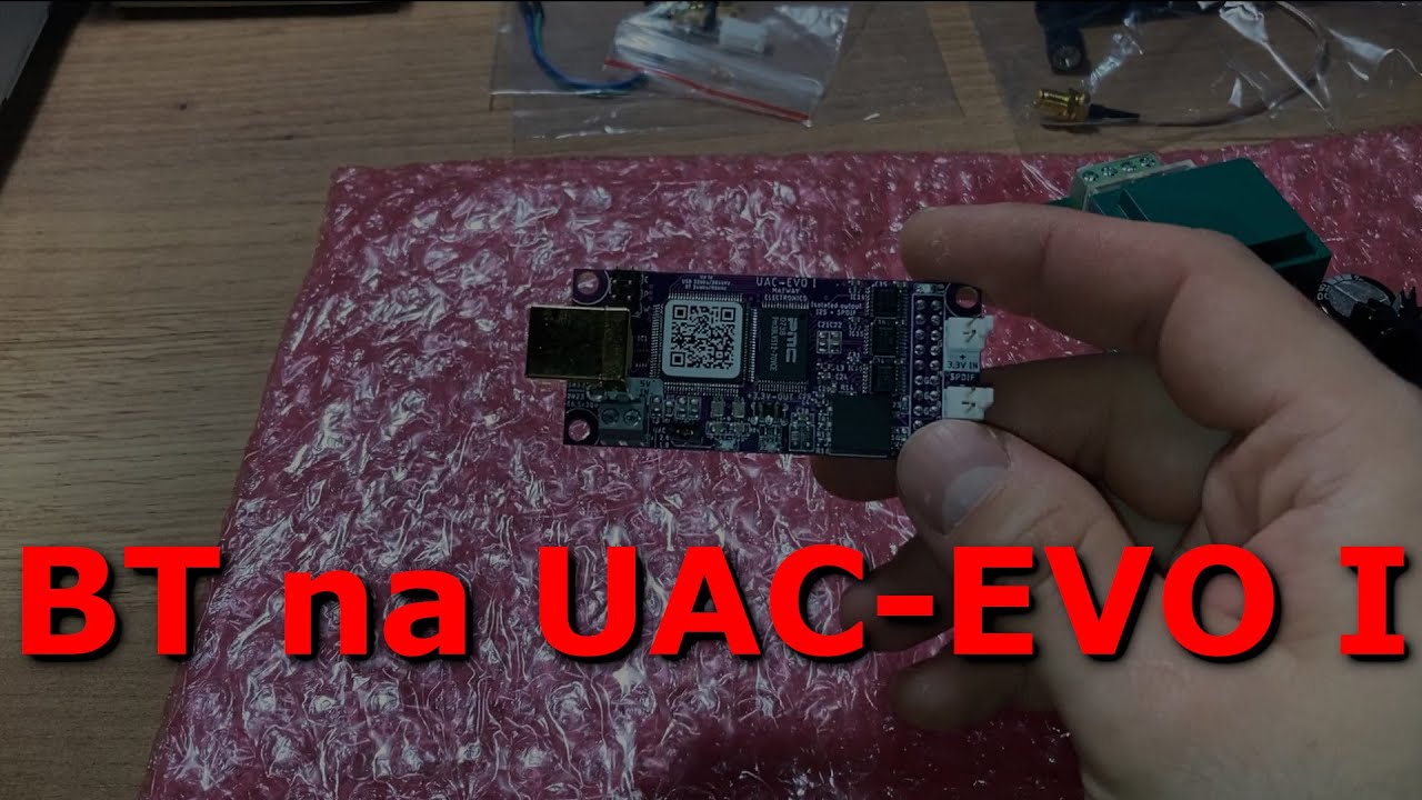 upgrade DAC  - dodanie bluetooth - konwerter USB UAC-EVO I zamiast amanero