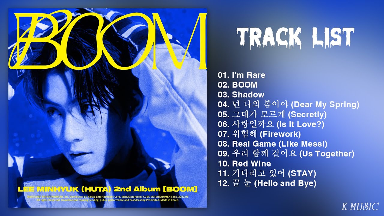 [Full Album] LEE MINHYUK (HUTA) (이민혁) - BOOM (2nd Album)