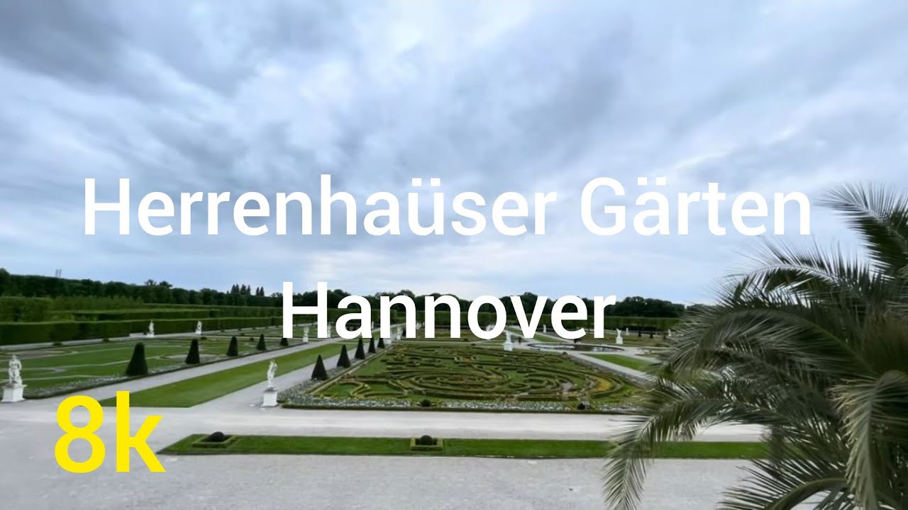 Herrenhäuser Garten Hannover Walking Tour 4K 60fps🌲🦚🌵