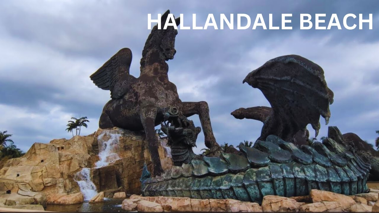 Pegasus and Dragon Statue | Must-Visit Landmark in Hallandale Beach