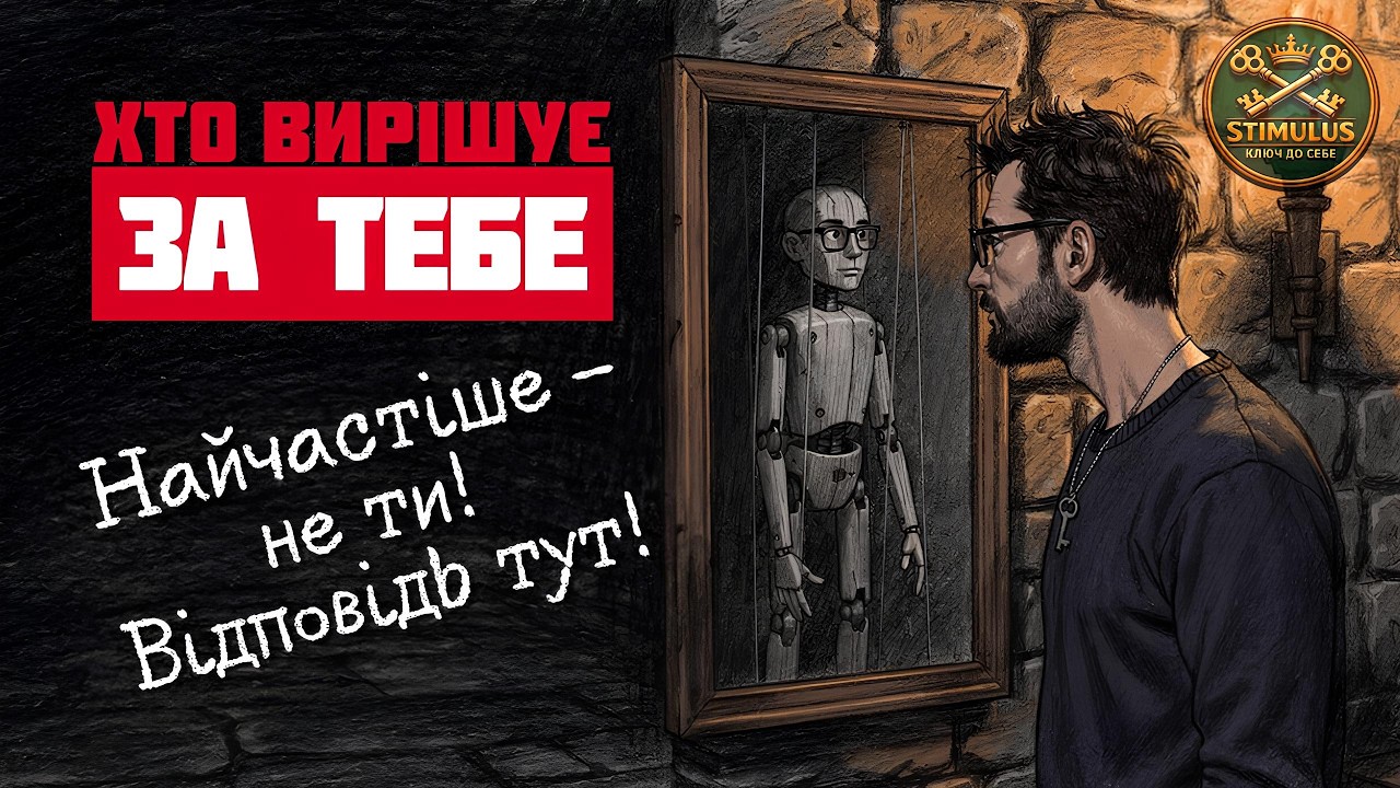 Ти ніколи не обирав своє життя: тебе просто ніхто не попередив про це