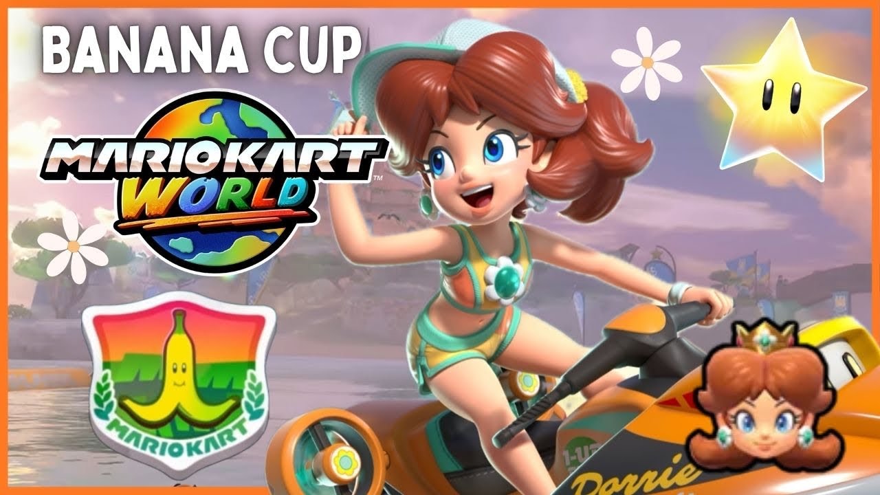 ✿ Mario Kart World - 150cc Banana Cup (Daisy Gameplay) ✿