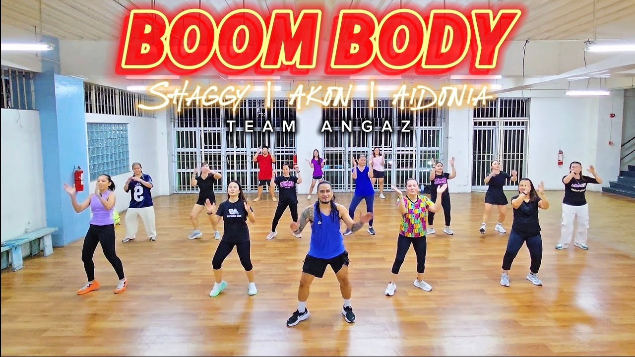 BOOM BODY - SHAGGY | AKON | AIDONIA - DANCE FITNESS | TEAM ANGAZ