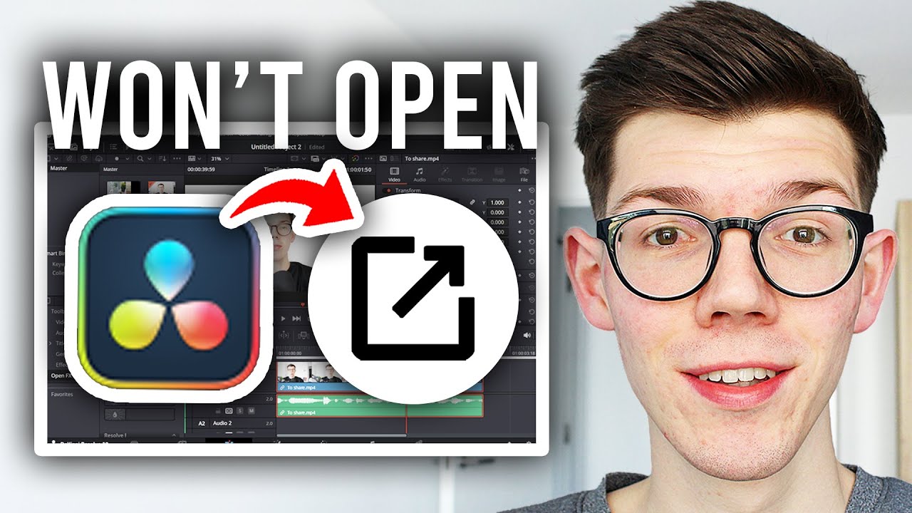 How To Fix Davinci Resolve Not Opening - Step By Step