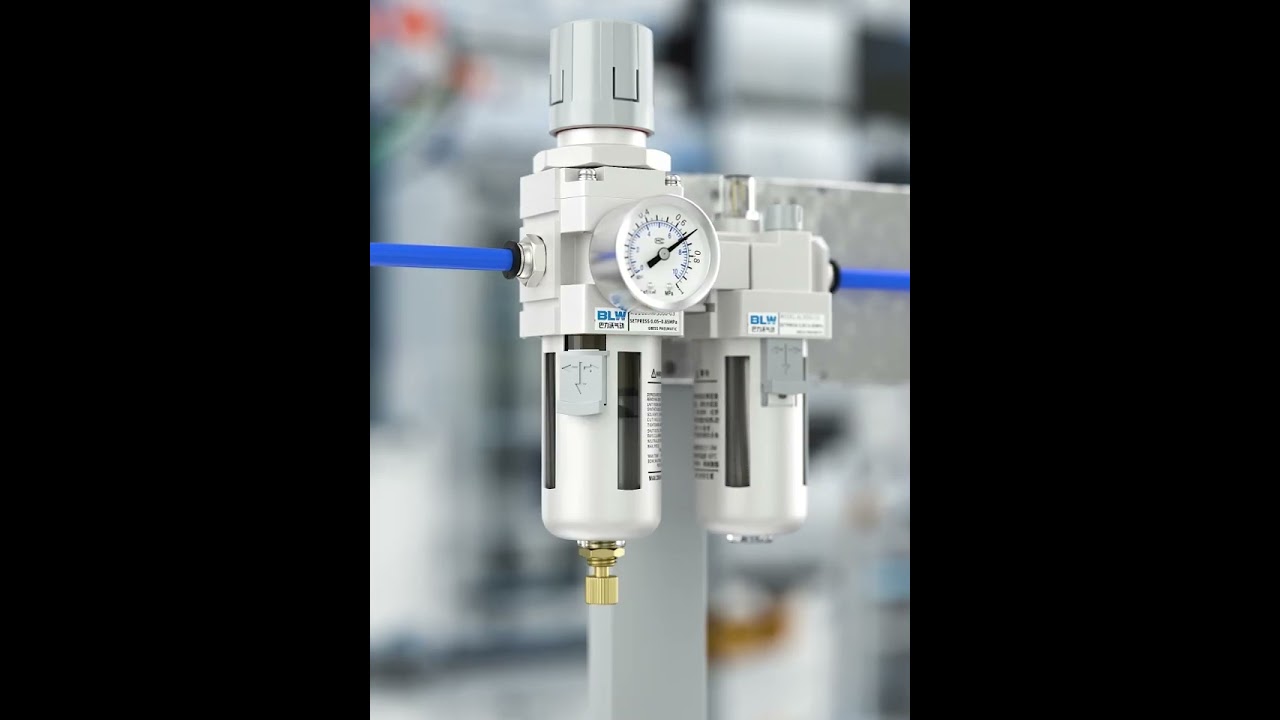 AIR SOURCE TREATMENT F.R.L(Filter, Regulator, Lubricator) #penumatic