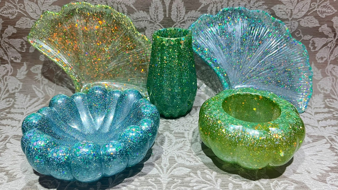 How To Make: Beautiful Resin Trinket Dishes & Bowls
