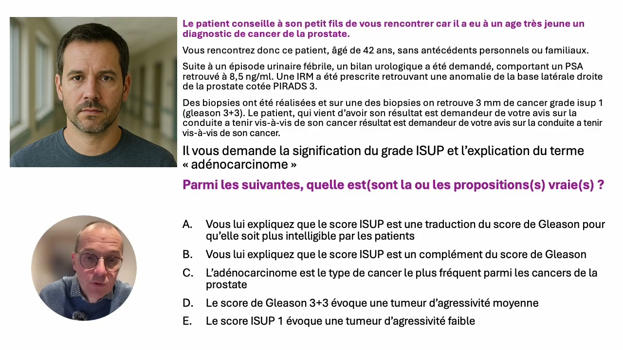 310 Cas clinique 2 de préparation aux ECOS (8mn)