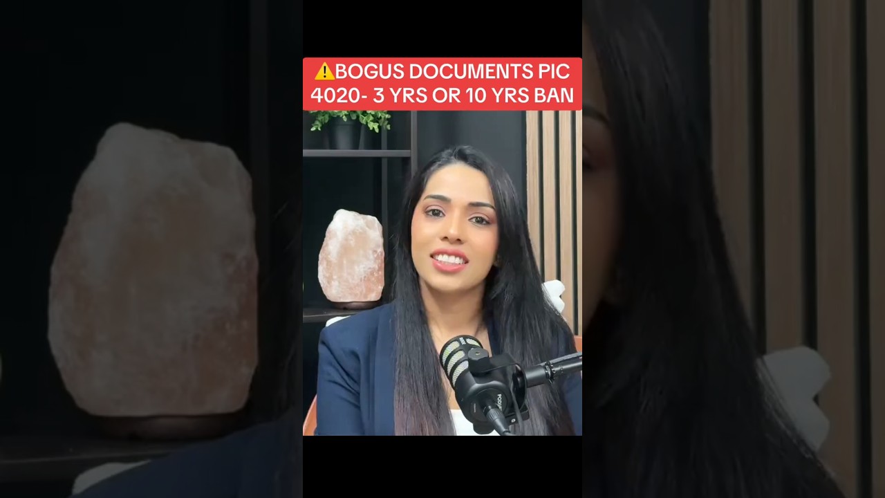 BOGUS DOCUMENTS? BE CAREFUL &ndash; PIC 4020 BAN EXPLAINED!