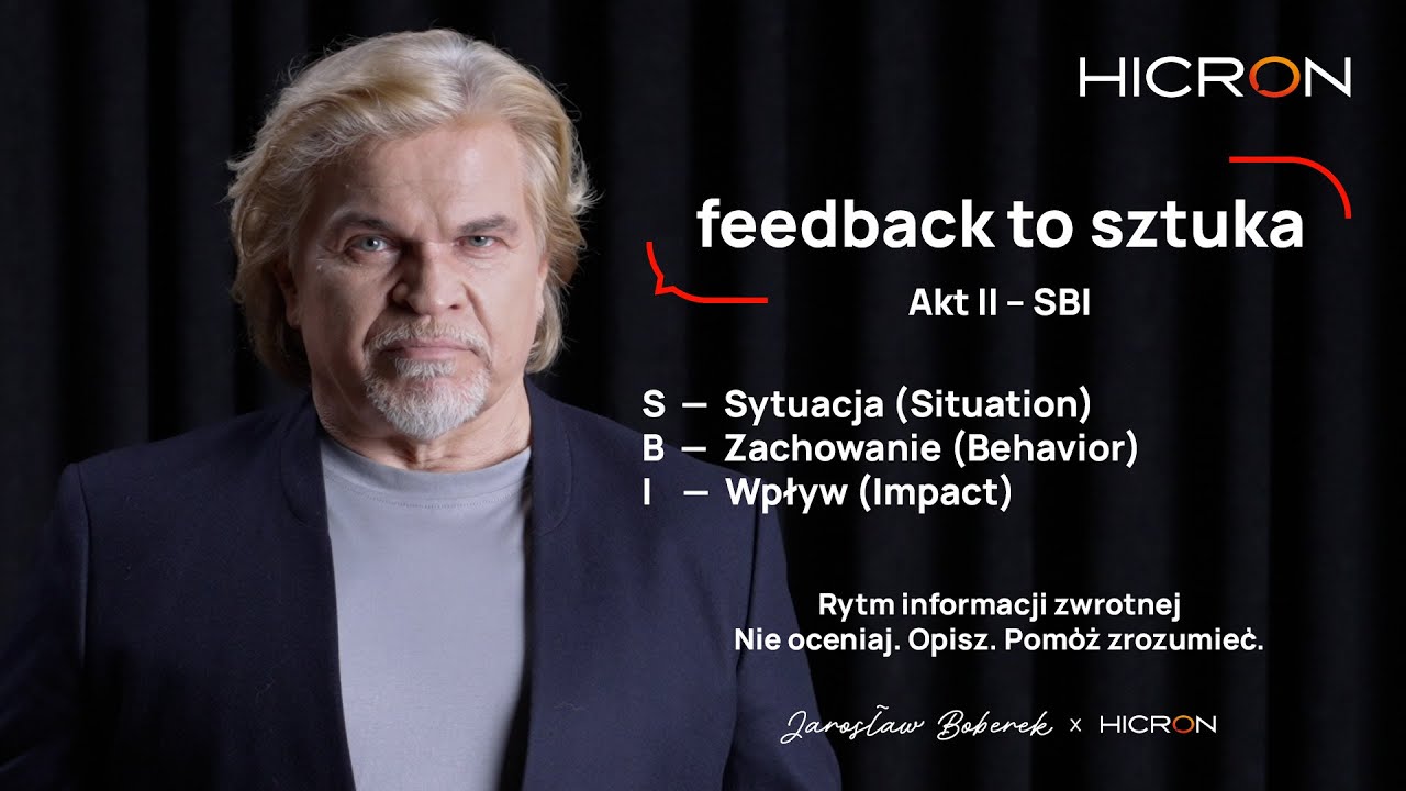 Jarosław Boberek x Hicron | Feedback to sztuka – Akt II | SBI