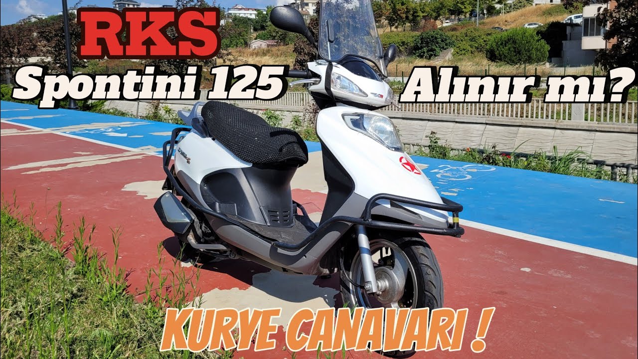 RKS SPONTİNİ 125 | ÇANTA DEMİRİ RUHSATA İŞLİ GELEN KURYE MOTORU |ALINIR MI? #kurye #scooter
