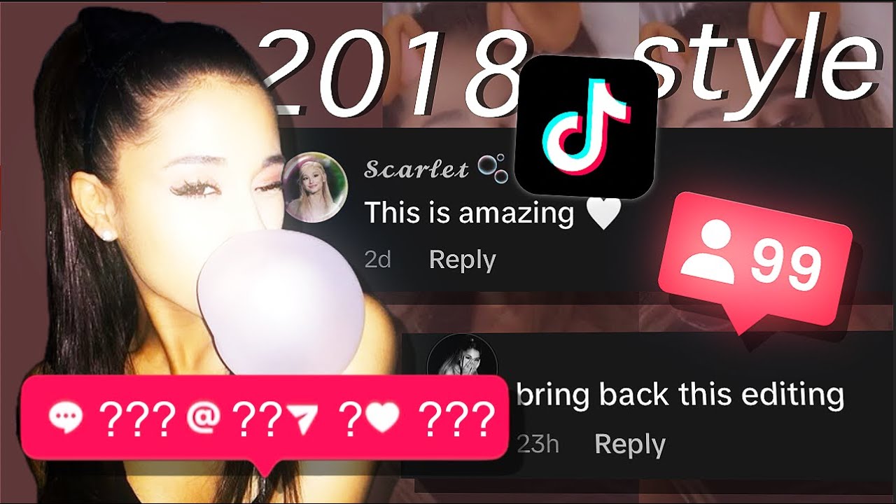 Делаю редактирование в стиле 2018 года и публикую в TikTok!