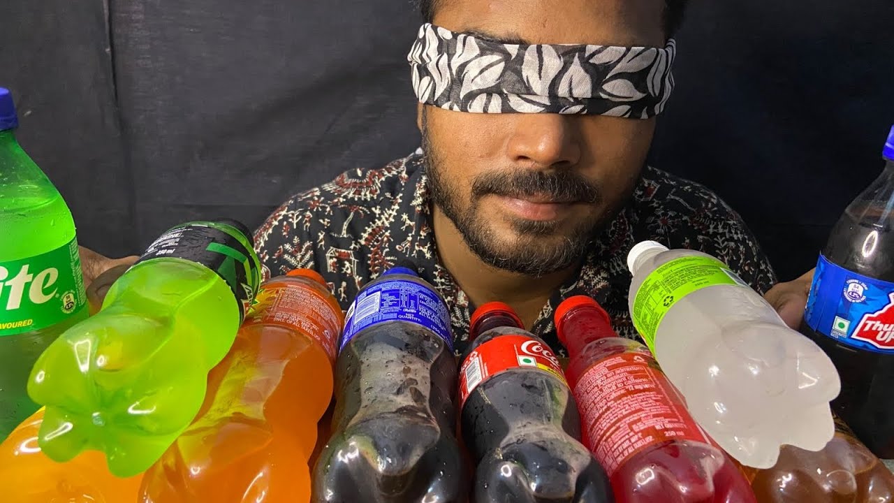 Blindfold Cold Drink Guessing Challenge | Guess a Cold Drink Challenge | Cold Drink Challenge