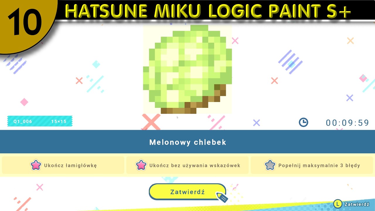 (10) HATSUNE MIKU LOGIC PAINT S+ = Gameplay 4K 60 FPS