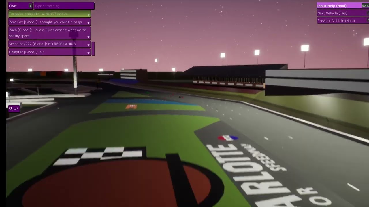 Brick rigs NASCAR moments