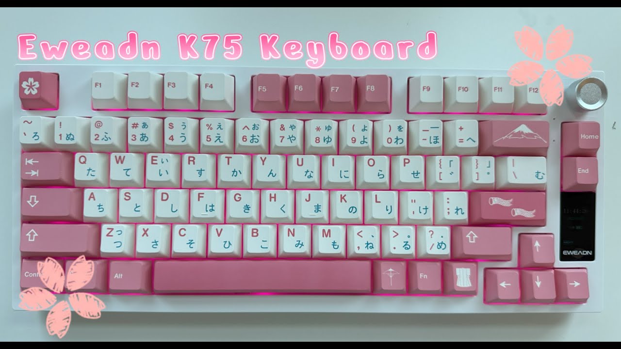 Eweadn X75 review | RedHare linear switches | 75% gasket mounted Keyboard |
