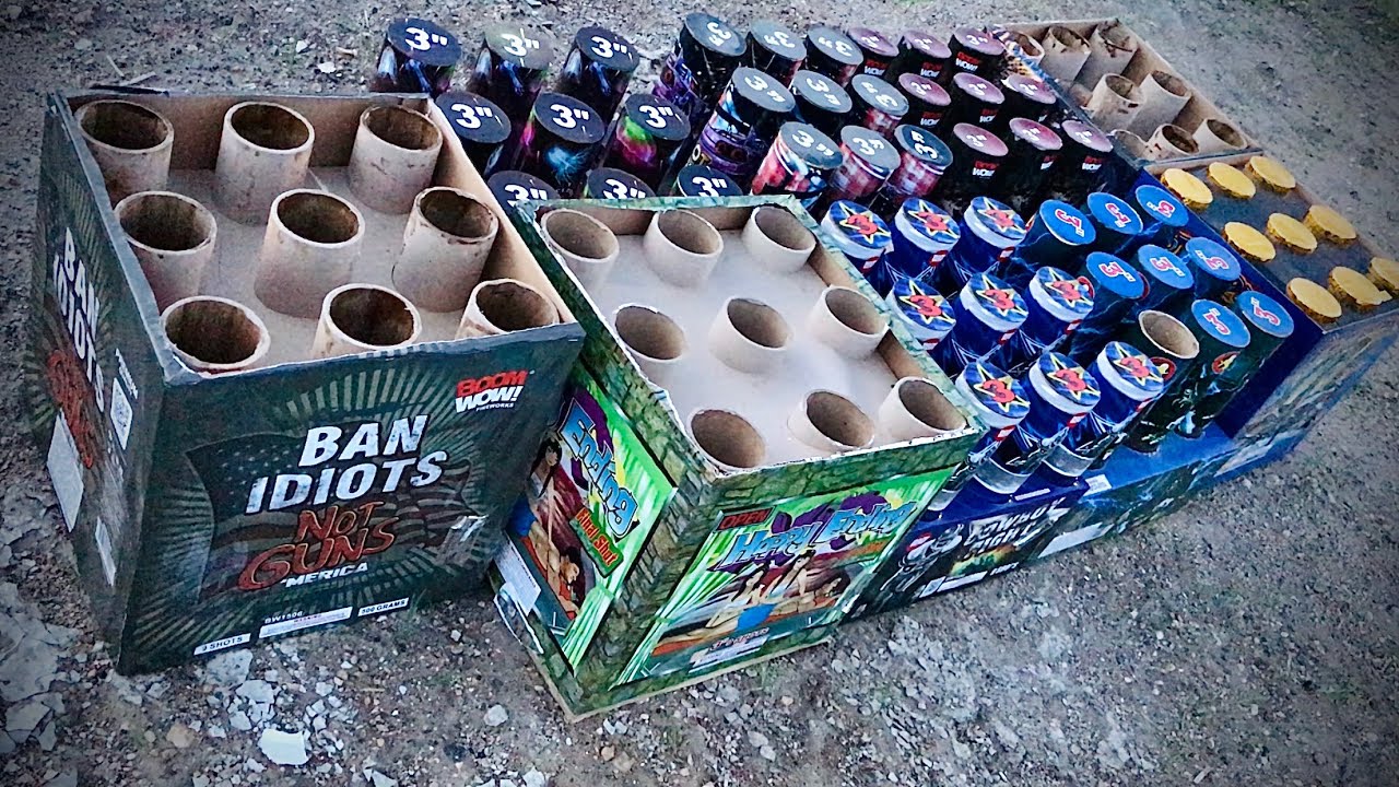 NINE “NOAB” FIREWORKS ALL AT ONCE